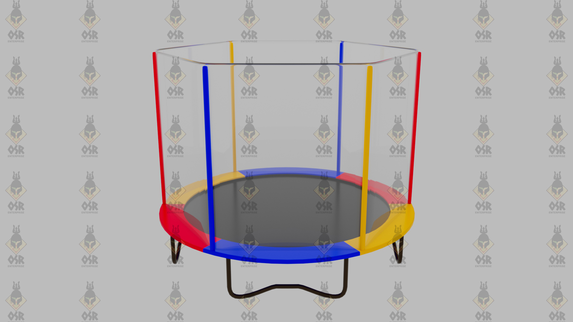 Trampoline with Safety Net - Product Image