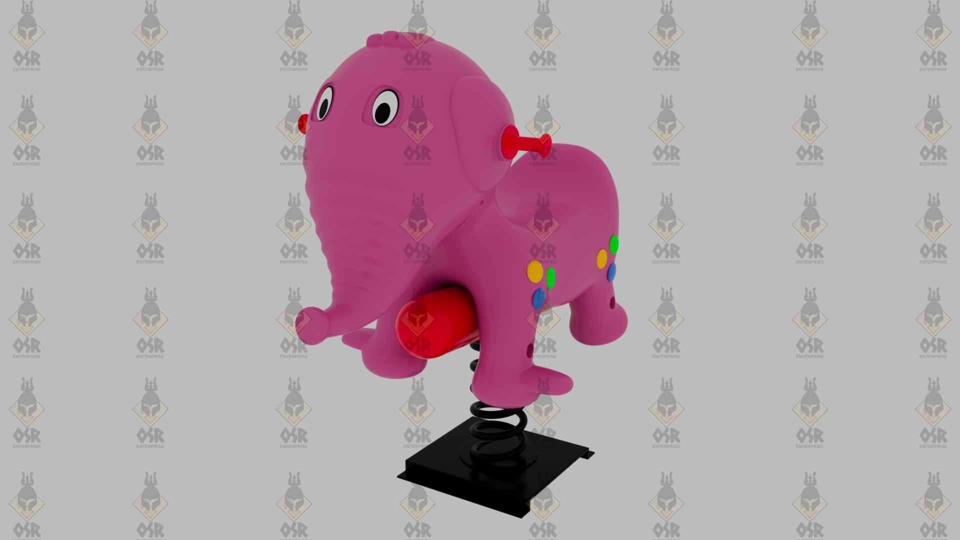 Elephant Spring Rider - Product Image