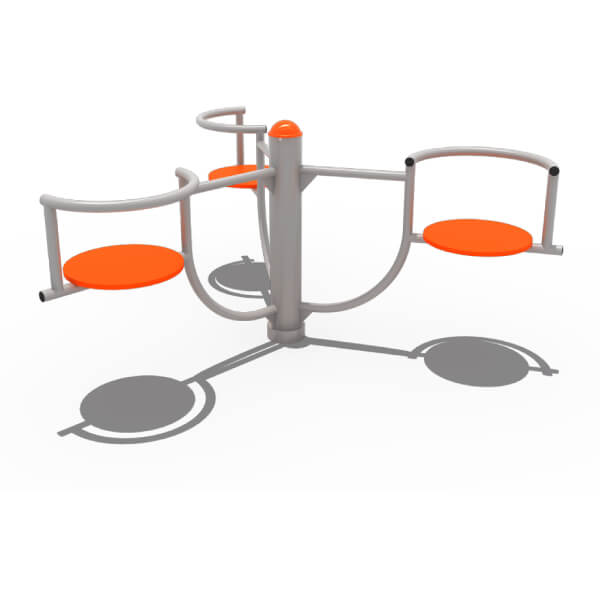 Round Plant Seat Go Round Big ORMGR - 05 - Product Image